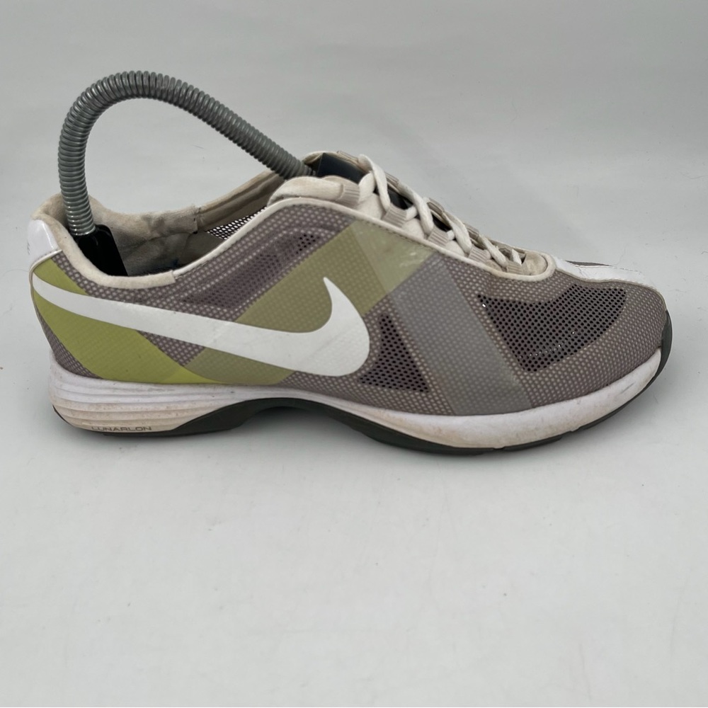 Nike Women’s Hyperfuse Lunarlon - SZ 7 - Green Stripe Lace-up Mesh Golf Shoes